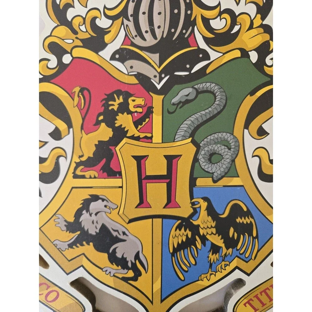 Silver Buffalo Harry Potter Hogwarts Crest Wall Sign Fantasy Decor 2017 10
